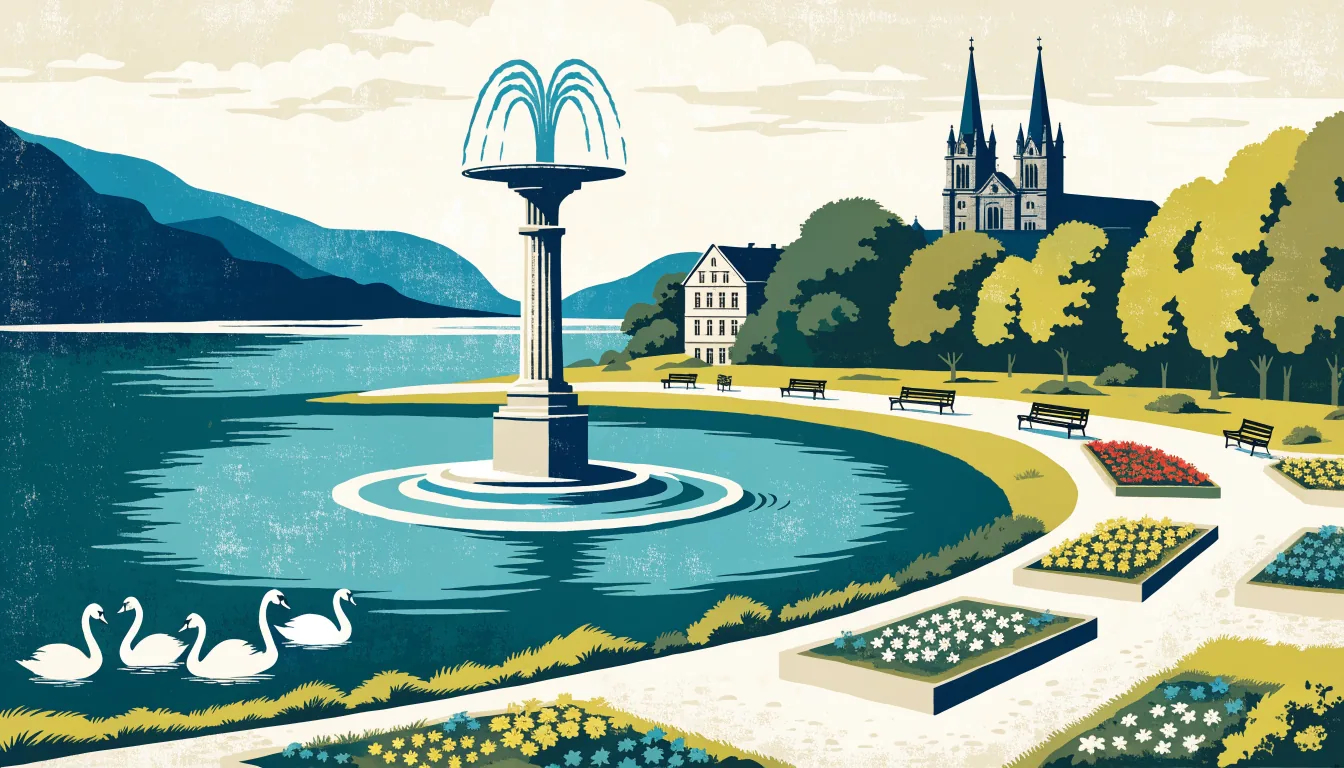 Illustrasjon: Breiavatnet og Byparken