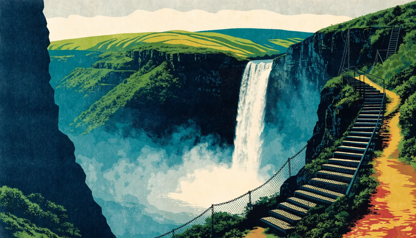 Illustrasjon: Månafossen