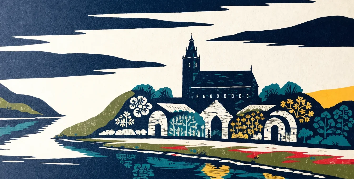 Illustrasjon: Utstein kloster