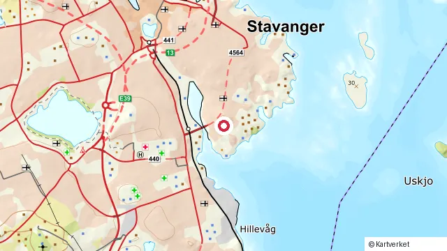 Kart som viser hvor Godalen ligger