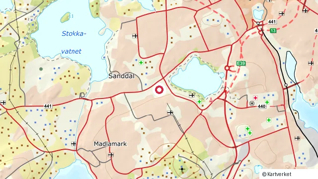 Kart som viser hvor Stavanger Forum ligger